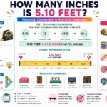How Many Inches Is 5.10 Feet