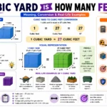 cubic yard is how many feet