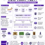 3000 cubits equals how many feet