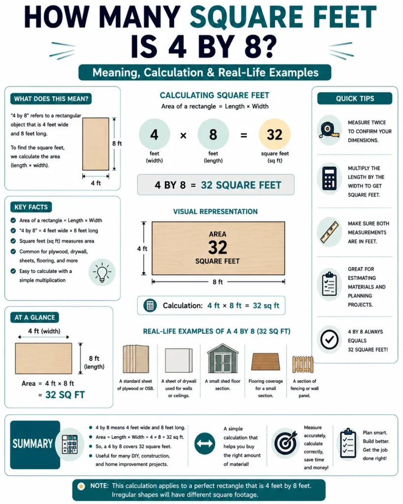 8 x 10 room is how many square feet