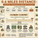 How Many Feet Is 0.6 Miles